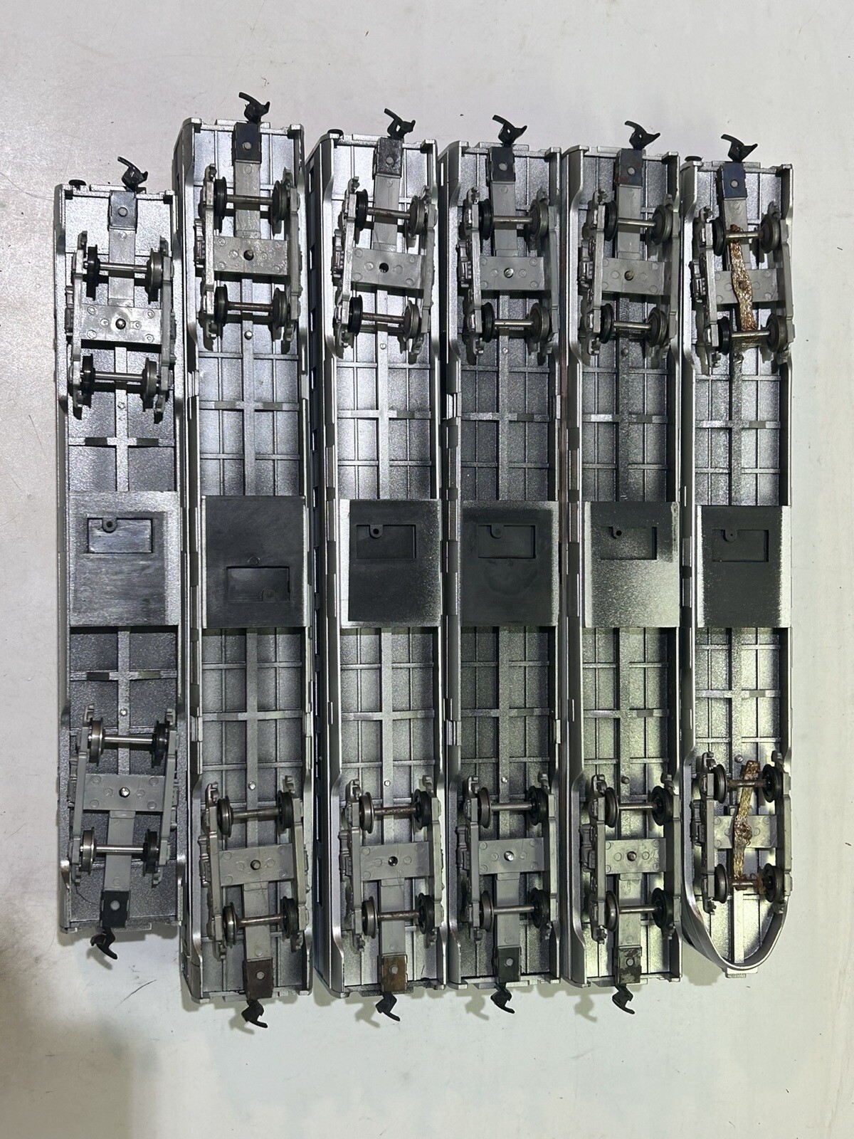 Lot of 6 Athearn HO Scale Passenger Cars, Baltimore & Ohio Vista