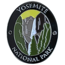 Yosemite National Park Walking Stick Medallion - California Hiking Stick Badge
