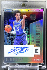 ( /25 ) De'Aaron Fox 2017-18 Essentials RC Rookie Auto 05/25 JSY Number Kings