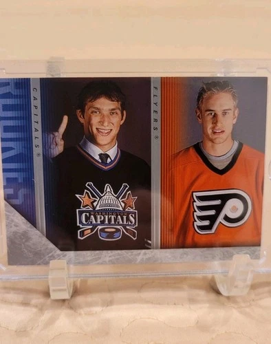 2005-06 Upper Deck Young Guns Alexander Ovechkin Jeff Carter Dual Rookie🔥🔥🔥!!
