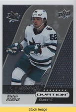 2023-24 Upper Deck Ovation Rookies Shimmer Tristen Robins #121 READ 0hc9