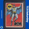 1966 TOPPS BATMAN BLACK BAT LOGO #1 THE BATMAN
