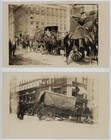 1910 NYC Police NYPD Escorts Guard Caravans Express Labor Strike Photos #1 (2) — photo 1