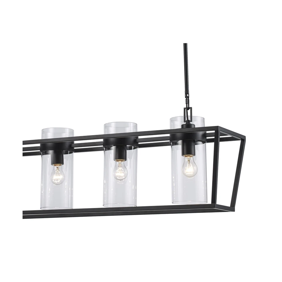 Colgante Lineal Trans Globe Lighting 11395 Rael 5 Luces 54"W - Dorado Foto 4 de 4