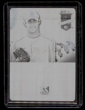 2008 TriStar PROjections #312 Martin Perez Printing Plates Black #/1