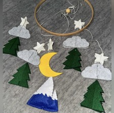 Cute Handmade Crib Mobile. Comes With The Hook Attachment As Well. Brand New