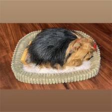 Perfect Petzzz Yorkshire Terrier Dog Stuffed Animal with Bed and Brush