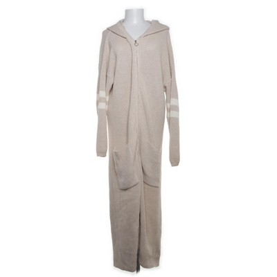 Jan n June, Kapuzenkleid, Größe: XS, Beige/Weiß, Bio-Baumwolle #FDF