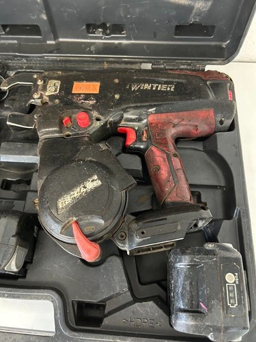 MAX RB440T 14.4V Rebar Tier Tying Machine W/ Case Charger 2 Batteries Working - 第 2/5 張圖片