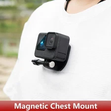 Magnetic Chest Mount for GoPro DJI Insta360 SJCAM AKASO Action Camera