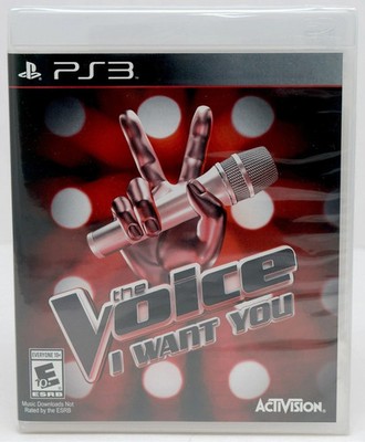The Voice I Want You PS3 Sony PlayStation 3 Video Game New Factory Sealed