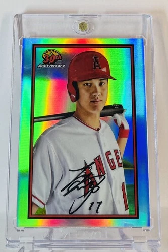 Shohei Ohtani RARE REFRACTOR INVESTMENT CARD TOPPS ANGELS ROOKIE OF THE YEAR MVP