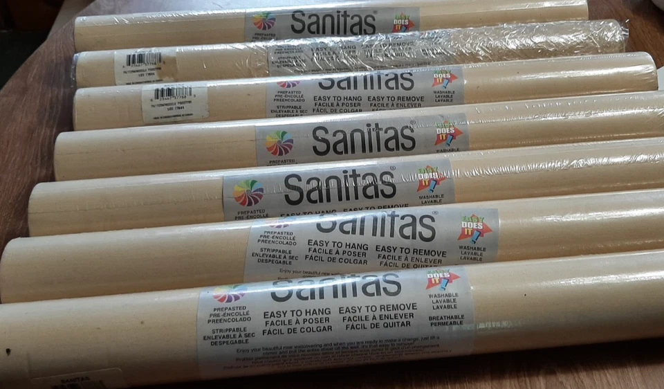 Sanitas Wallcovering Wallpaper Prepasted Strippable Washable 56.37 Sq Ft Roll - Image 2 of 4