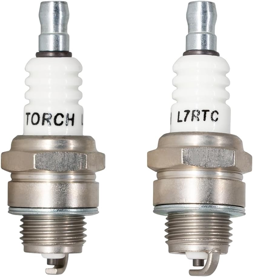 TORCH 2PK L7RTC Solid Spark Plug, M141.25MM, Copper Core, For Motorcycle  Ou...