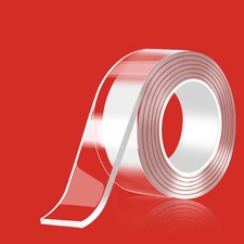 Reusable Nano Adhesive Tape Double-Sided Traceless Washable Gel Tape Anti-Slip