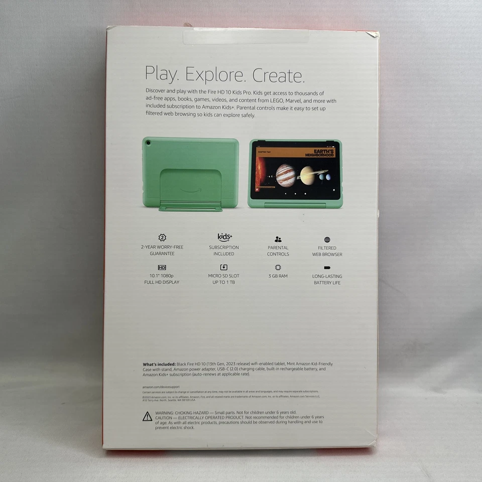 Tablet Amazon Fire HD 10 Kids Pro 10.1" 32GB Wi-Fi 13ª Generación - ¡NUEVA SELLADA! Foto 2 de 4