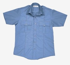 LIBERTY 771M GRAY, Neck 16-161/2Short Sleeve Uniform Shirts Medium. Great Items