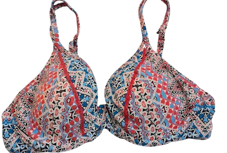 Traje de baño bikini Swim Systems Avalon con aros superior plegable inferior 2 piezas 34DD S Foto 3 de 4