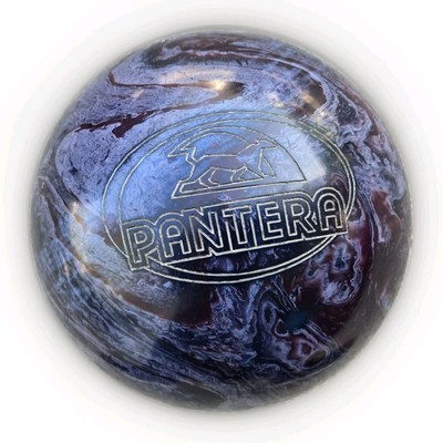 VTG Ebonite Pantera Bowling Ball 13.80 LB Swirl Drilled Made In USA 04C2574