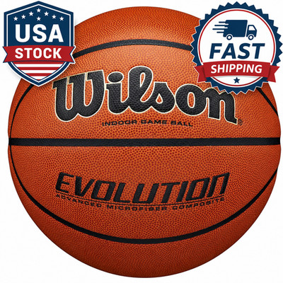 Wilson Evolution 29.5  Official Indoor Basketball Game Ball Composite Leather