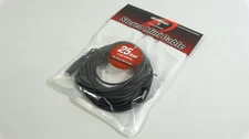 Pearstone Stereo Mini Male to Stereo Mini Female Cable (Black) - 25'
