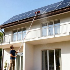 Highly Portable 10m Cleaning Brush Pole Cleaning Kit for Solar Panel