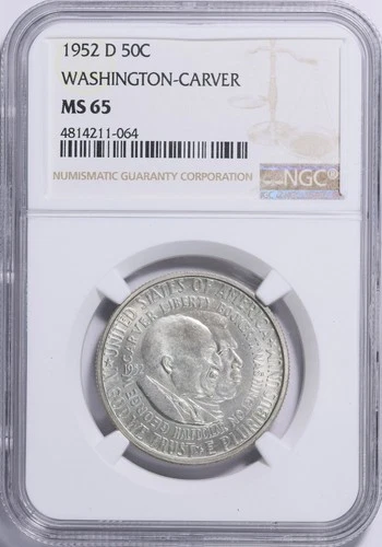 1952-D Washington Carver Commemorative — photo from the most recent tracked eBay sale