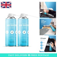 Professional Air Duster Can 2-Pack - Maintain Electronics & Car Interiors Easily