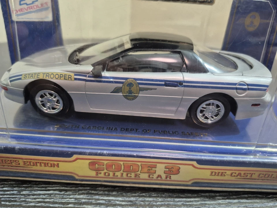 Code 3 South Carolina Highway Patrol Camaro 1:64 Premier Chiefs Edition MIB - Image 2 of 4