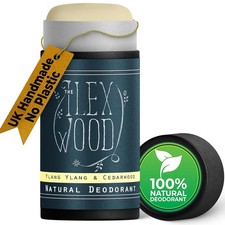 The Ilex Wood Natural Deodorant Stick 70ml – Handmade in UK, Aluminium Salts Fre