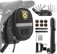 Fahrrad Satteltasche Mit Pumpe 16-In-1 Multitool Flickzeug Reifenheber Werkzeug