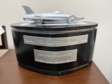 Daytona 500 International Speedway NASCAR Trophy Replica Dale Jr Jeff Gordon