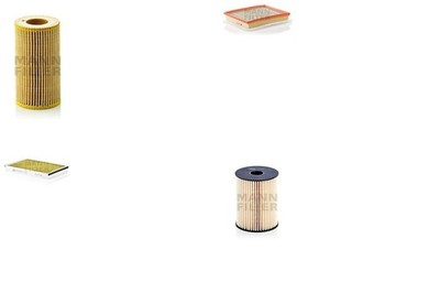 MANN-FILTER Inspektionspaket Filtersatz XL mit fungizider Wirkung Filtereinsatz