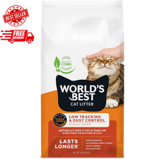 WORLD'S BEST CAT LITTER Low Tracking Dust Control Multiple Cat Unscented