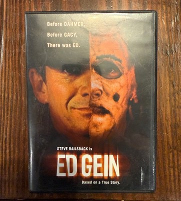 ED GEIN 2001 dej productions DVD Steve Railsback Horror OOP