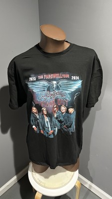 Aerosmith 2023-2024 Peace Out Farewell Tour Large T-Shirt New NWOT JOE PERRY