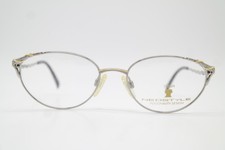 Vintage Glasses Neostyle DYNASTY 481 TITAN Silver Gold Oval Glasses Frame