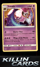 Lunala 61/145 Pokemon Rare SM - Guardians Rising Card NM