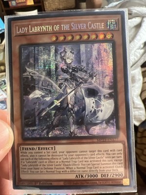 Lady Labyrinth Of The Silver Castle 1st Edition Prismatic Secret Rare MP23-EN177