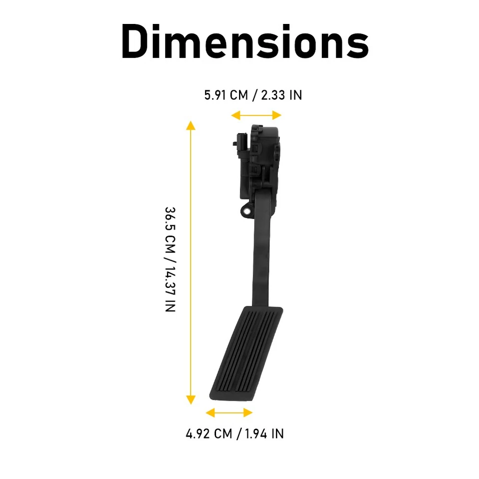 Датчик положения педали газа акселератора V6 для Dodge Ram 2500 2005-2006 годов выпуска 3,7 л 1-10X - Изображение 4 из 4