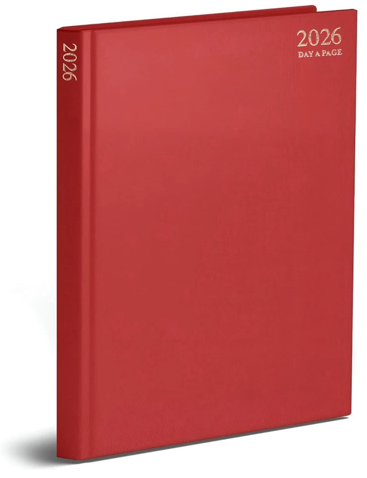 2026 diary A4/A5/A6 Page a Day/Week to View Diary Hardback Case bound Back Cover - Image 3 of 4