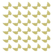 60Pcs Angel Wings for Crafts, Glitter Mini Angel Wings Ornament, Gold