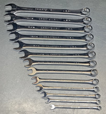 Craftsman Professional 13pc Sae Long Combination Wrench Set Usa 14 - 1