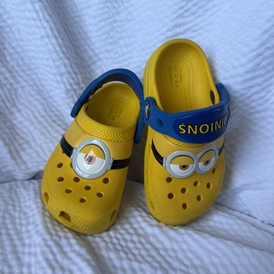 Crocs Classic Clog Despicable Me Minions Fun Lab AM Minions Big Kids Size C8