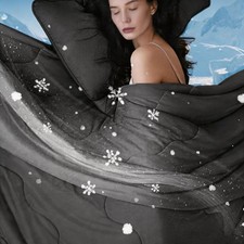 Cooling Comforter Queen Size Blanket with Pillowcases DOWNCOOL