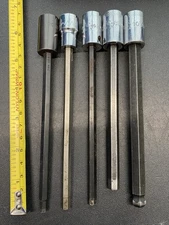 Mac Tools Long Hex Allen Socket Xdl, Xdls, Matco 5, 6, 8, 10mm USA