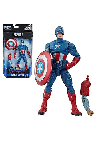 Figura de acción Hasbro Marvel Legends Series Avengers Capitán América 6 pulgadas E7678