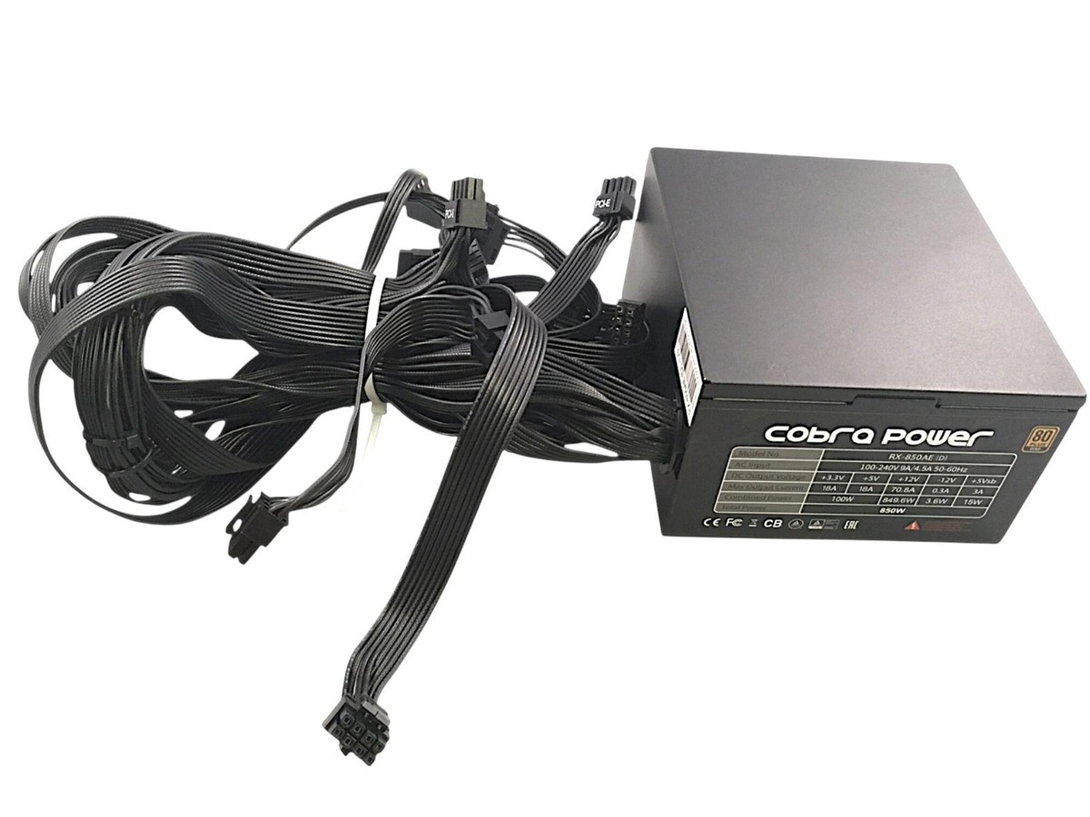 新品 未開封品　RAIDMAX RX-850AE 850W電源ユニット Cobra Power RX-850AE (D) Power Supply 850W Raidmax 80 Plus Gold | eBay
