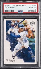 2020 DIAMOND KINGS #157 KYLE LEWIS ROOKIE RC PSA 10