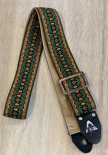 Vtg 70's ACE Hippie Hootenanny Woven Guitar Strap Made in USA